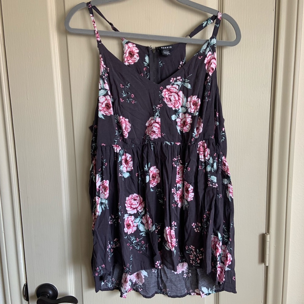 Torrid floral tank top
